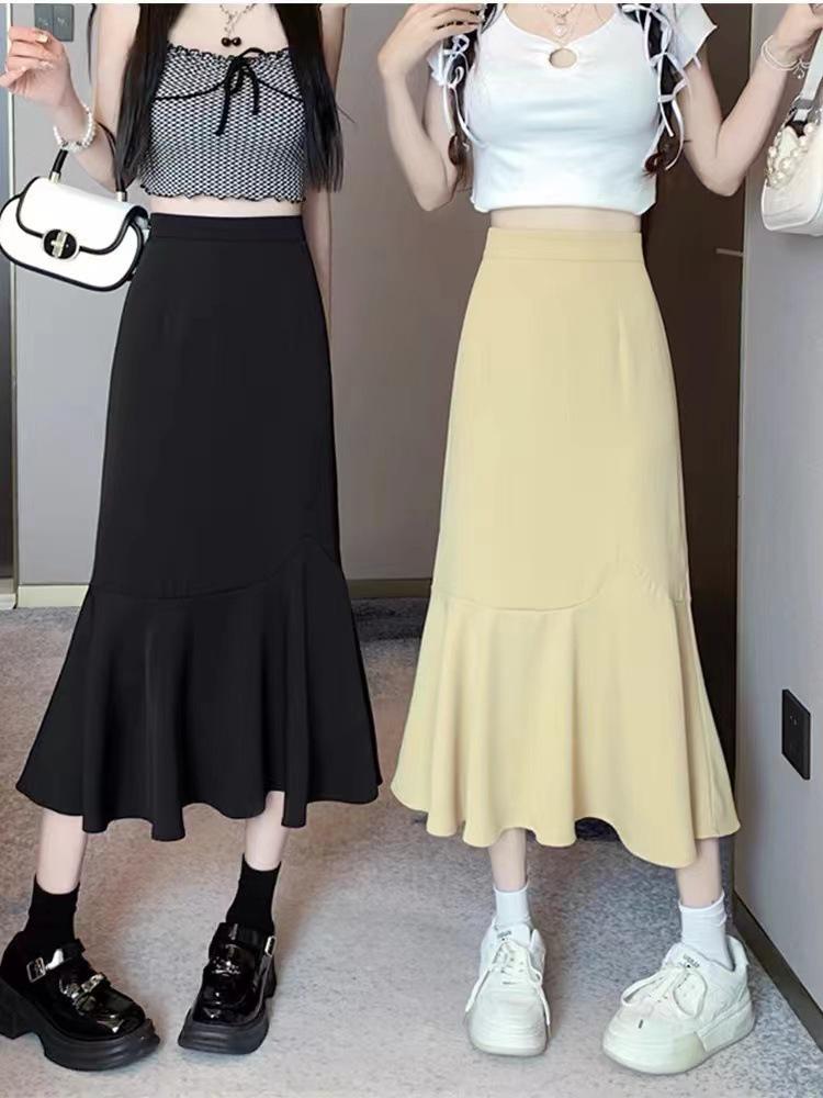 Sense Spring/Summer 2024 Petite Fishtail Bodycon A-Line Midi Skirt