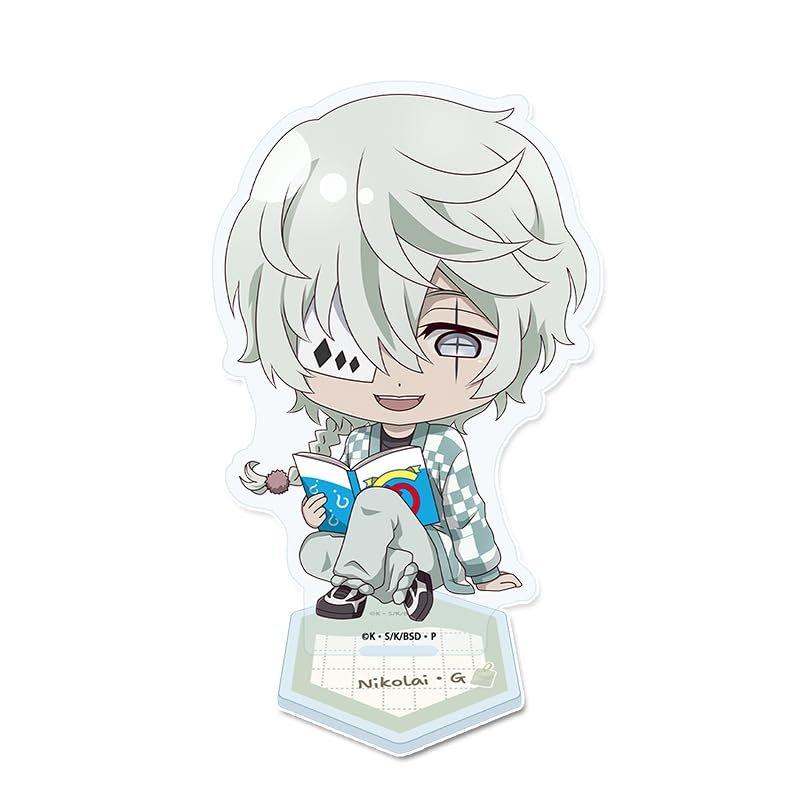 Сезонные растения Bungo Stray Dogs Puchichoko Акриловая подставка Николай Г Версия для чтения 90 мм