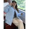 Womens Winter Cotton Puffer Jacket Korean Style Slim Fit Short Coat Petite Girls