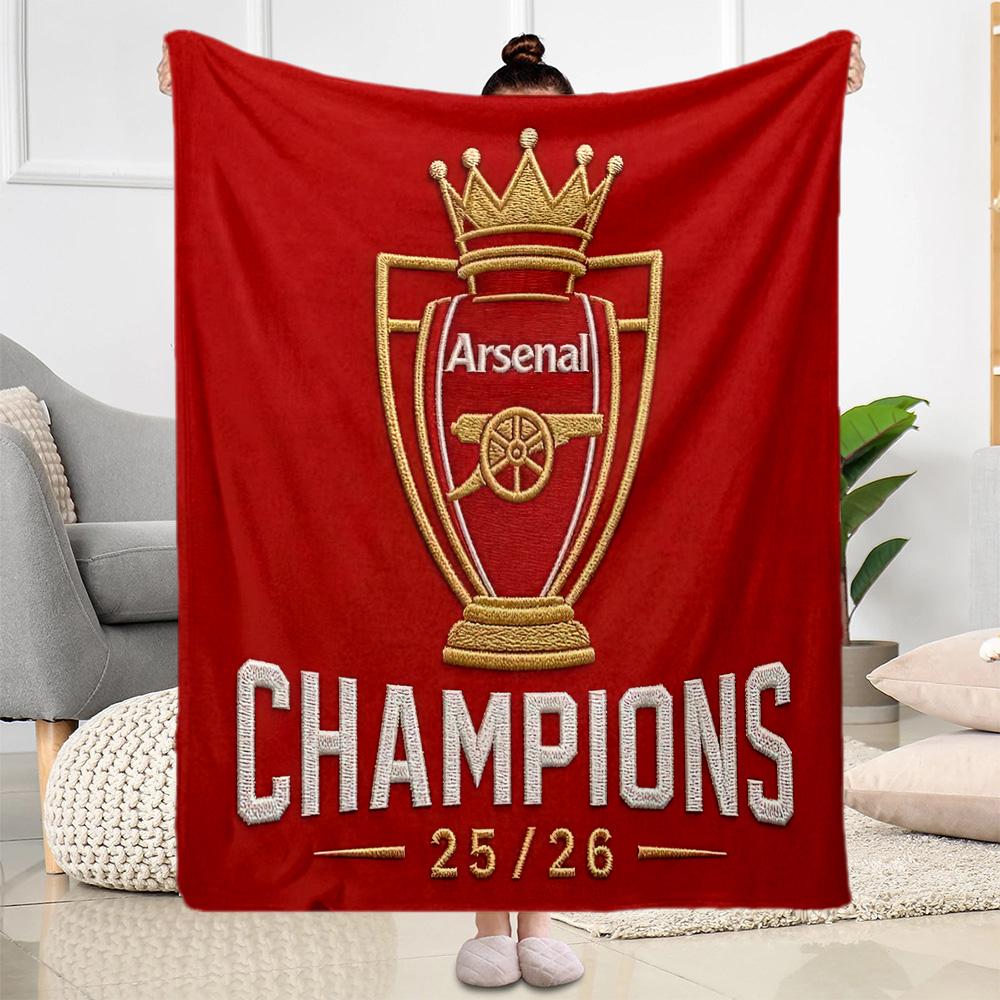 Arsenal Blanket Durable Comfort Perfect for Livingroom Bed Picnics Four Seasons Universal Digital Print Birthday Christmas Gift Blanket
