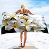 Flowers Large Microfiber Beach Towels,Super Absorbent Sand Free Towels Quick Dry Lightweight Microfiber Hawaiian Pool Towels