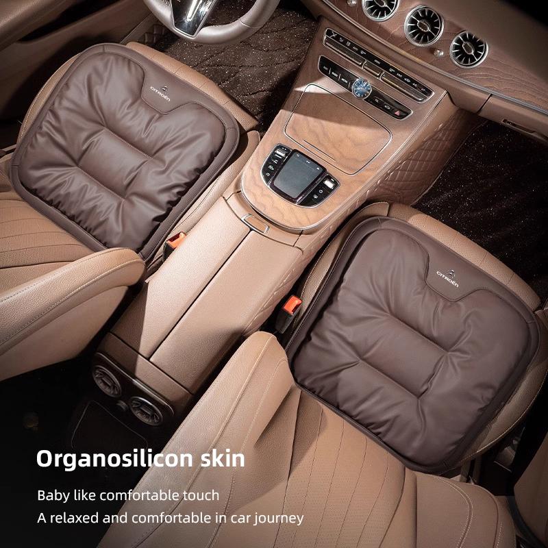 Car Leather Cushion Breathable Back Seat Cushion Seat Cover For Citroen Celysee C6 C3 C5 C1 C4 Aircross Picasso Cactus Berlingo