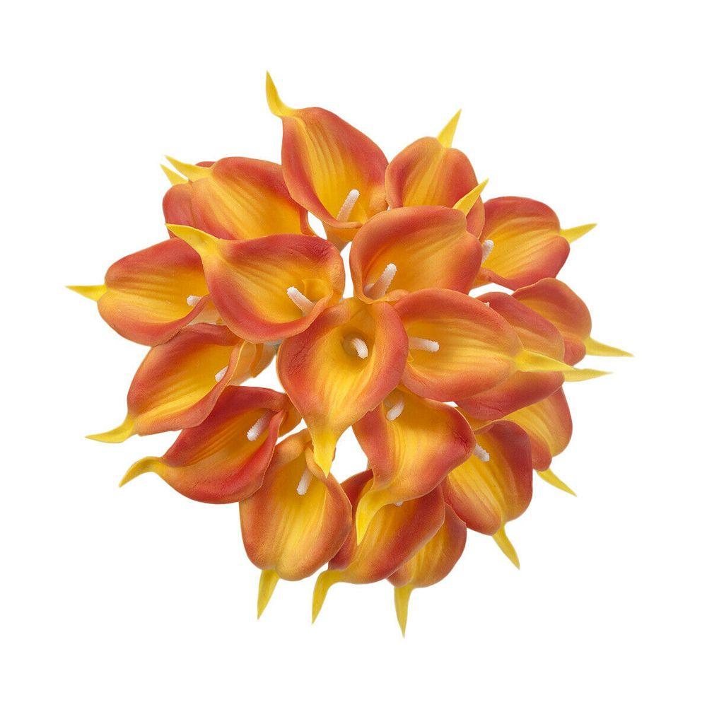 10 шт. Домашнее свадебное украшение Искусство Сделай сам Букет Калла Лилия Искусственный цветок Поддельное растение