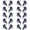 100Pc Metal Car Screw Body Fender Bumper Retainer Clips 7mm Hex (4.2-1.41x22mm)