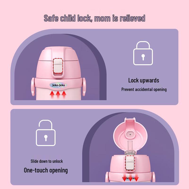 JEKO&JEKO Kids Cartoon Rabbit Insulated Bottle