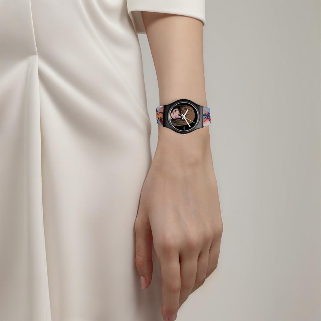 Swatch Унисекс 34 мм Черные часы GZ274 GZ274