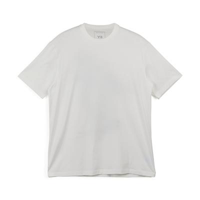 Y-3 GF SS Футболка с круглым вырезом и коротким рукавом с принтом, унисекс, топы, белая IX0402