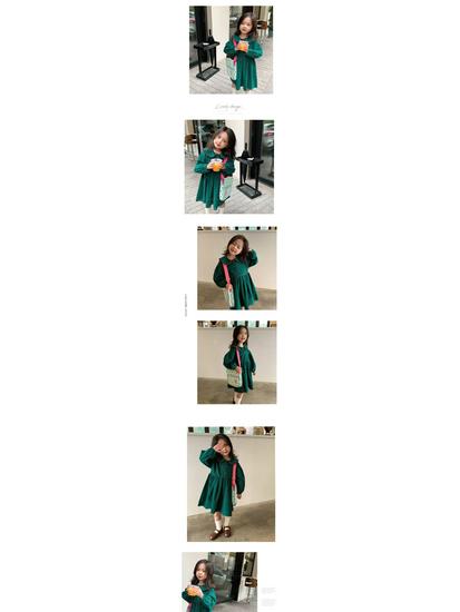 Девичье вельветовое платье принцессы - Модный раннеосенний стиль