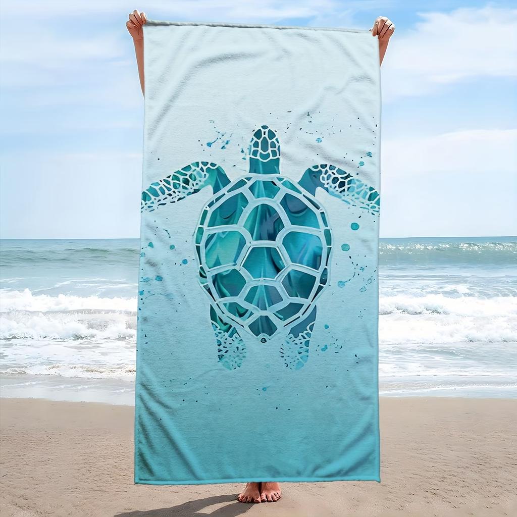 The New Microfiber Turtle Beach Towel Is Popular, And The Water-Absorbing Quick-Drying Bath Towel Does Not Stick To Sand.