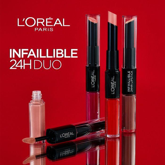 Rouge à Lèvres L'OREAL PARIS Infaillible Duo 24H 404 Corail Constant