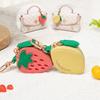 Adorable Fruit-Shaped Bag Charm Keychain: Earphone Organizer & Coin Purse