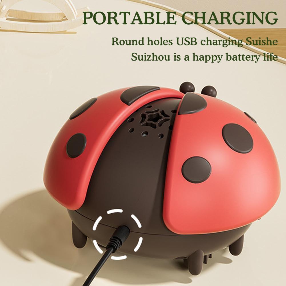 Божья коровка/рак-отшельник, милая игрушка-надуватель с 2 мячами, забавная игрушка для ползания, сенсорные игрушки, игровая машина для надувания мячей, подарок на день рождения