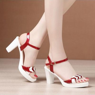 Danmo/женские летние элегантные сандалии на платформе, свадебная обувь на высоком каблуке, женские сандалии с кристаллами для офиса и вечеринки