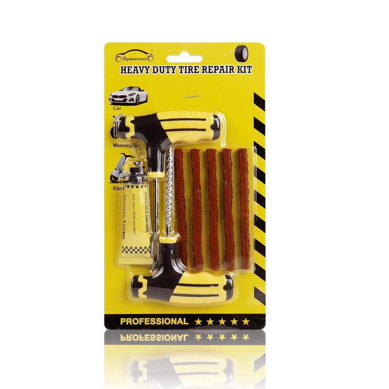 47шт. Комплект для ремонта шин, быстрый ремонт шин, вакуумный универсальный ремонт шин для мотоциклов, аварийный ремонт для автомобилей, грузовиков, мотоциклов