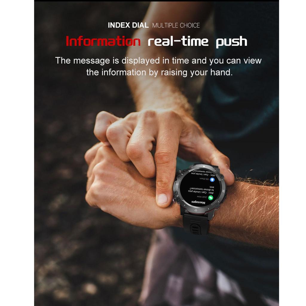 SmartWatch Men AMOLED Outdoor Sport Track Heart Rate Health Monitor Ip67 Waterproof Bluetooth Call Smart Watch