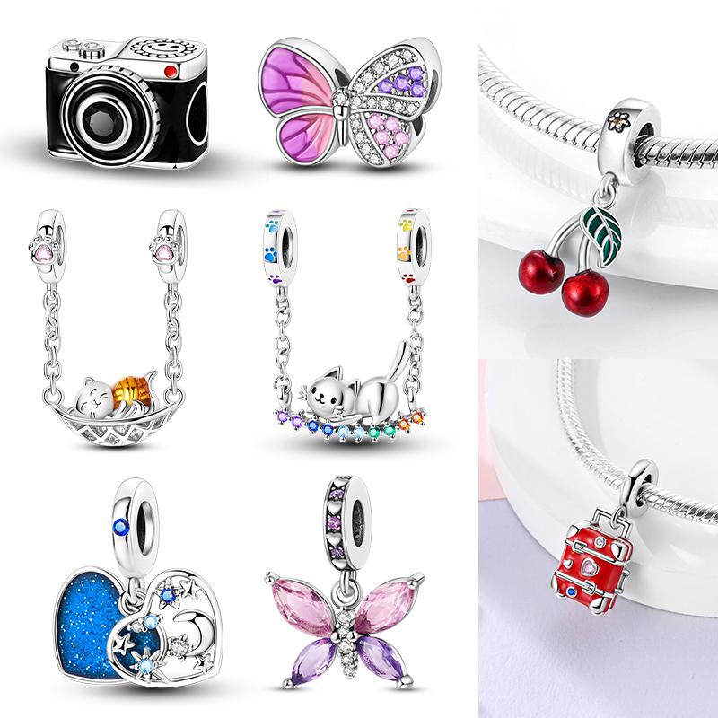 Шармы Медь Оригинальные Подвески Бусины Духи Самолет Подходят для Изготовления Браслетов Женские Украшения