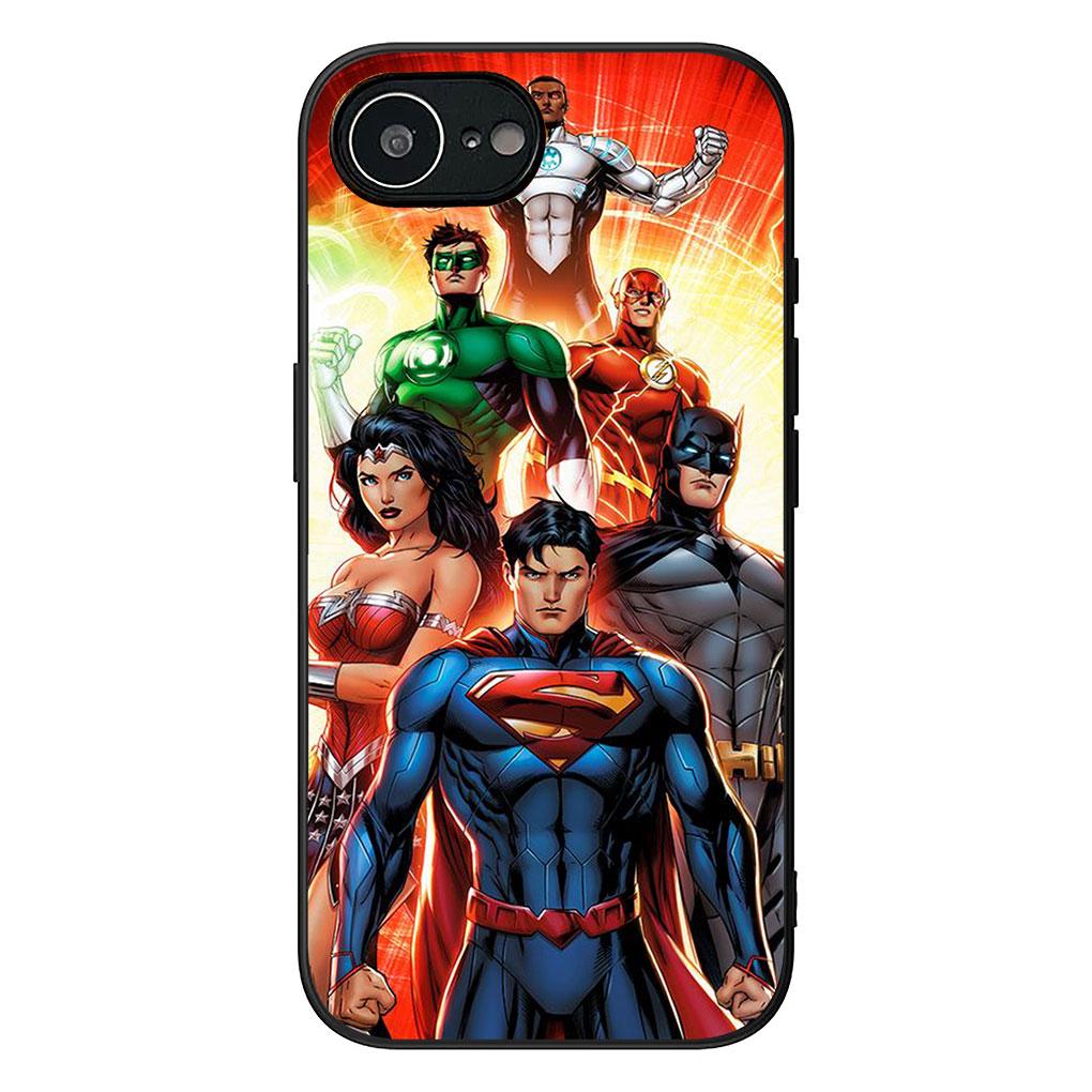 Чехол для телефона DC Comics Лига Справедливости Супергерой для Xiaomi Redmi Note 13 14 ProPlus A4 A3 Pro Plus 13C Pro+ Note13 Note14