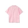 Li Ning X Erik Ellington Signature Series Snake Print Loose Short Sleeve Shirt Men Shirts Pink ASHR151-1