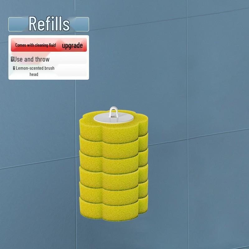 Одноразовая настенная самоочищающаяся туалетная щетка без сверления