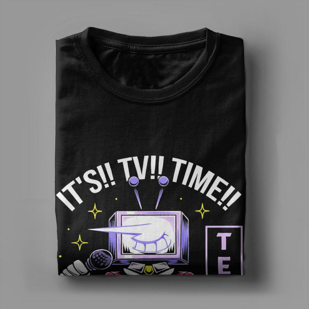 Энергичный ведущий шоу Deltarune Футболка для мужчин и женщин с графическим принтом 100% Хлопок Одежда
