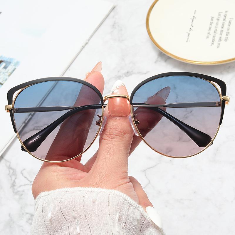 Uv Protection, Polarized Sunglasses, Women'S Gm Sunglasses, Fashionable, Big Face And Thin Feeling
