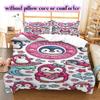 Cute animals surfing Pattern Bedding,Quilt Set Quilt Cover Pillowcase Home Birthday Gift (1*duvet cover+2*pillowcase,without core)