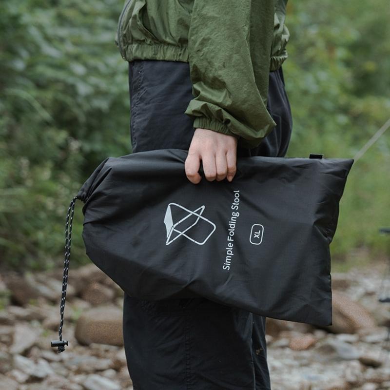 Уличный портативный складной стул, складное сиденье-гамак, легкий складной стул с сумкой для переноски для рыбалки, кемпинга