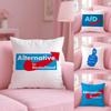Альтернативная наволочка Afd Germany Плюшевая ткань Мягкая Двусторонняя печать Невидимая молния Чехол для диванной подушки Домашний декор