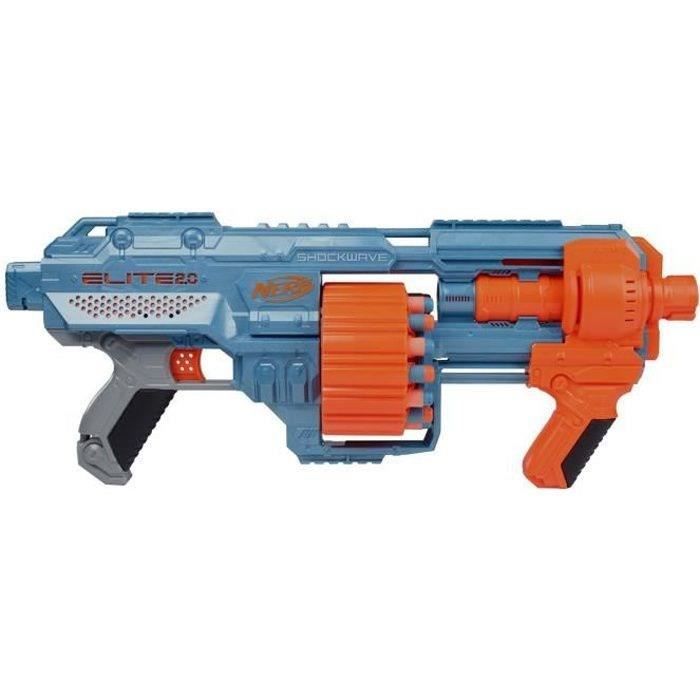 Бластер NERF Elite 2.0 Shockwave RD-15 - 30 стрел в комплекте - настраиваемый