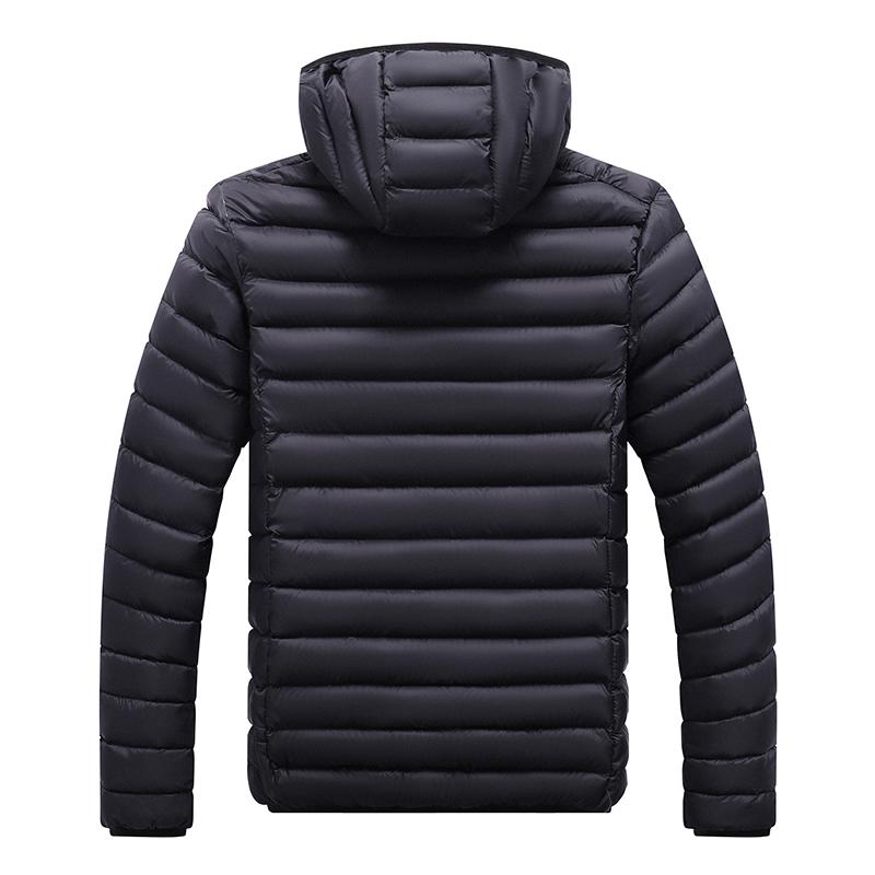 Autumn Winter Jacket Men Parka Coats Hooded Waterproof Male Padded Jacket Outwear