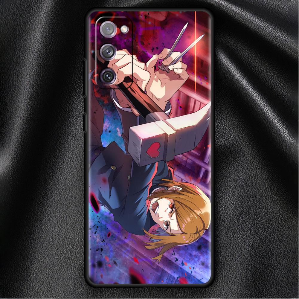 Case For Samsung Galaxy S20 FE S22 Ultra S21 Plus Luxury Soft Phone Case S10 S9 S8 S10e S7 Silicone Funda Jujutsu Kaisen Anime