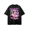Black Broken Terror Anime Grunge Art Retro Style Summer Casual TShirt Unisexs and Womens Luxury Brand Top 2026 New Art