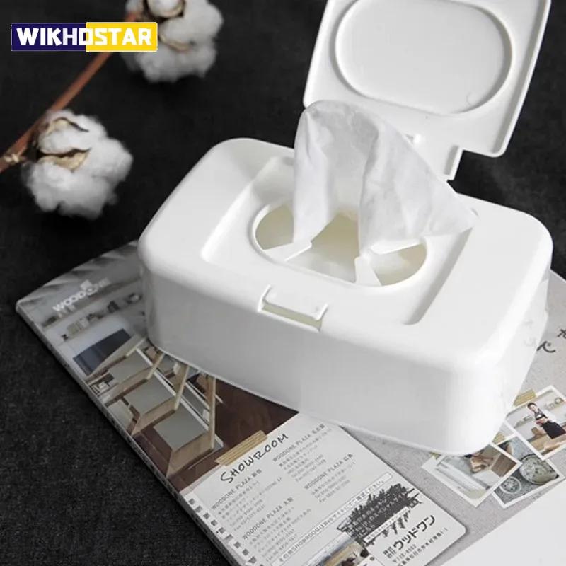 Коробка для влажных салфеток Диспенсер для салфеток Портативный держатель для салфеток Контейнер для хранения