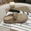 Шлепанцы Женские туфли Полушлепанцы Универсальные плоские Противоскользящие шлепанцы