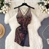 Sequins Erotic Camisole One Piece Dress Women Off Shoulder Short Split Skinny Party Dresses Female Fashion Cross Backless Club Sexy Dress 2024
