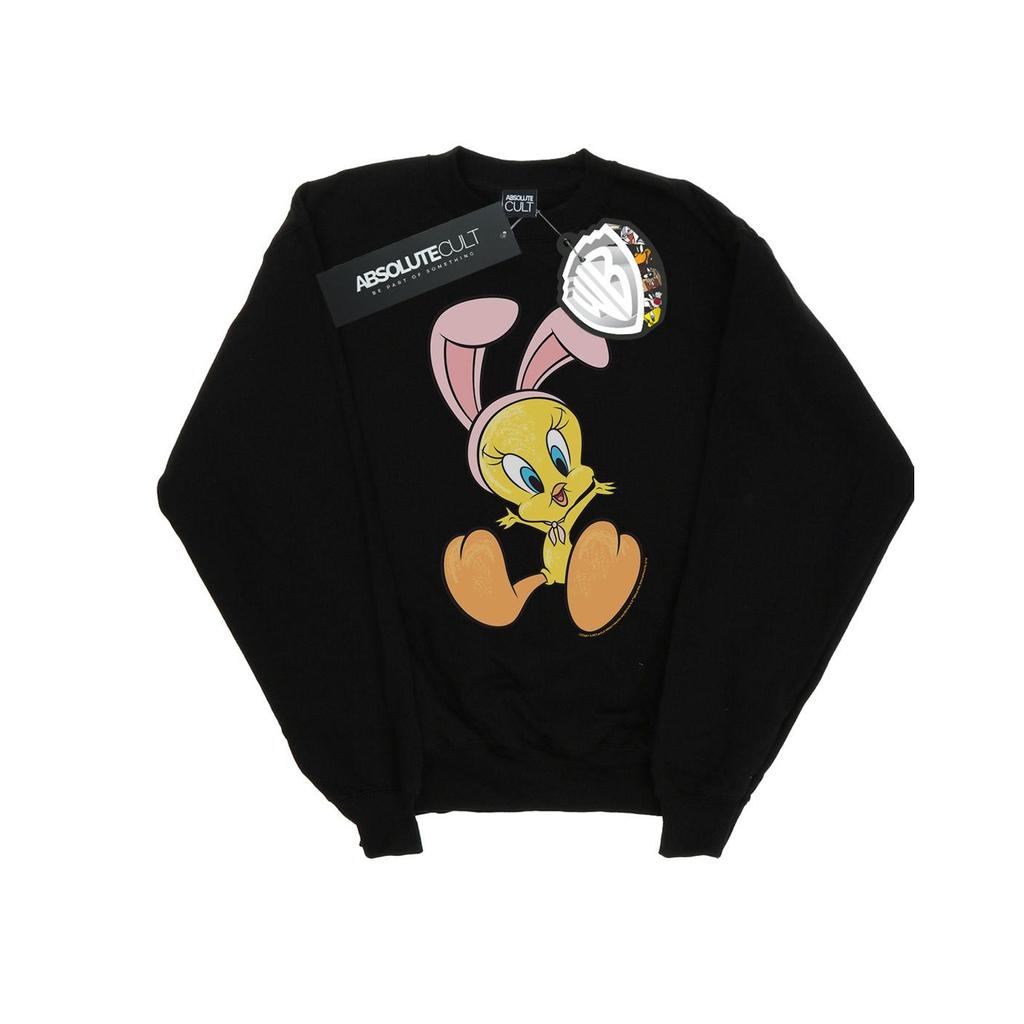 Looney Tunes Mens Tweety Pie Bunny Ears Sweatshirt