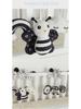 Подвесная игрушка для кроватки и коляски Aipinqi Black & White Animal с колокольчиком