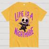 Life is a Nightmare Cotton Summer Casual Cool Loose T-Shirt