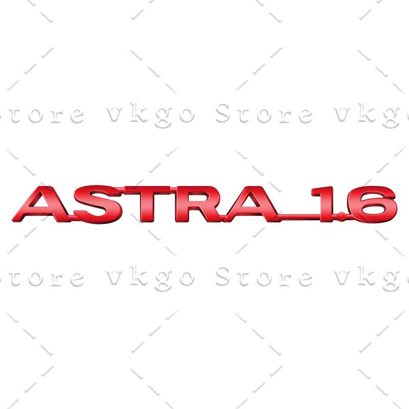 3D Chrome Metal 1.8-16V Letters Rear Trunk Fender Emblem Sticker For Vauxhall Astra 1.6 Opel Zafira Optima Corsa Accessories