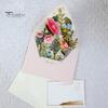3D вылетающая поздравительная открытка с несколькими красочными цветочными декорами, поздравительная открытка с конвертом, акварельная живопись, рождественский, новогодний подарок