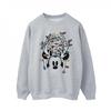 Mens Mickey Mouse Christmas Head Lights Sweatshirt