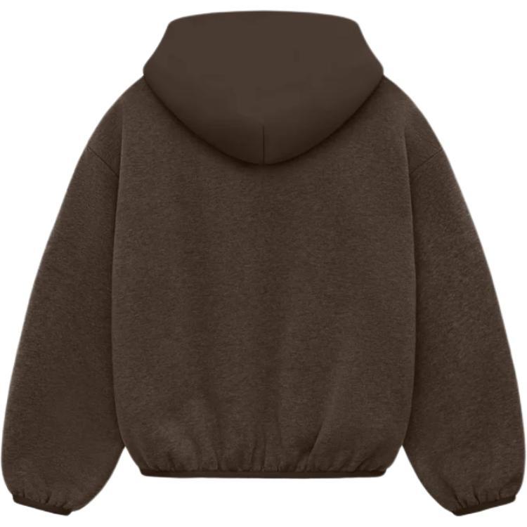 Fear Of God Essentials Sweatshirt SS24 KIDS NYLON FLEECE HOODIE Cedar Wood/Wood/Heather Wood Kids' 785SU246272K