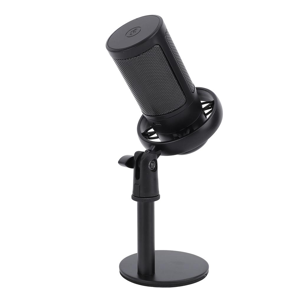 Игровой микрофон с функцией быстрого отключения звука, цветной подсветкой, USB-микрофон для ПК, конденсаторный микрофон с поп-фильтром, крепление на амортизатор