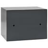 Digital Safe with Lock Dark Gray 23 x 17 x 17 cm Steel