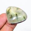Natural Prehnite Gemstone Handmade 925 Sterling Silver Jewelry Ring Size 7 I6F50