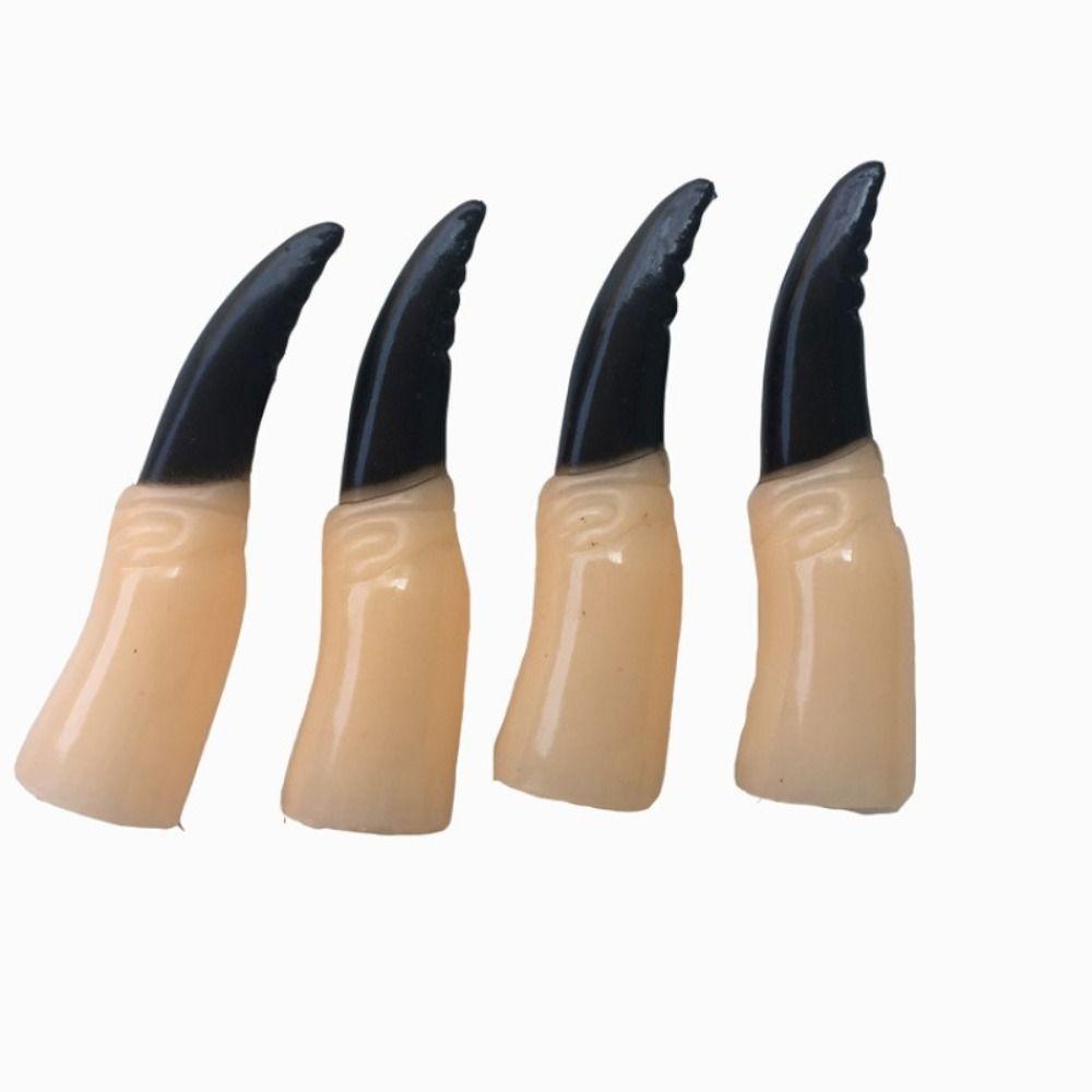 5 шт./набор Поддельные пальцы Зомби Ведьма Поддельные пальцы Страшные Хэллоуин Накладки на пальцы Косплей Вечеринка Принадлежности