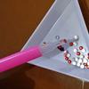 Nail Art Accessories Useful Nail Art Rhinestones Pen Acrylic Pink 13 Cm 10 Pcs