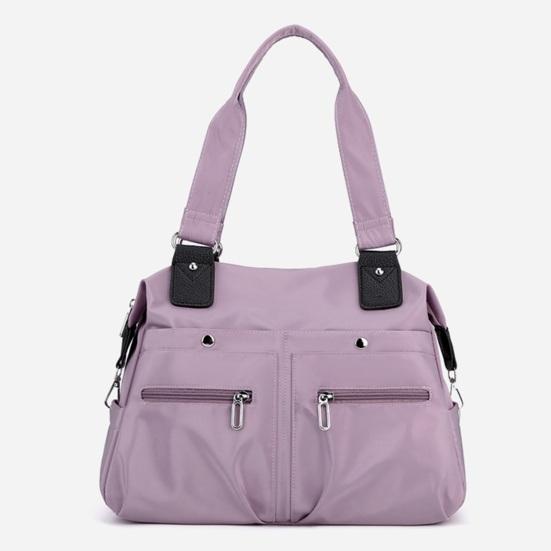 Женская сумка через плечо с несколькими карманами и отделением для ноутбука, устойчивая к брызгам, легкая сумка-тоут для работы и путешествий