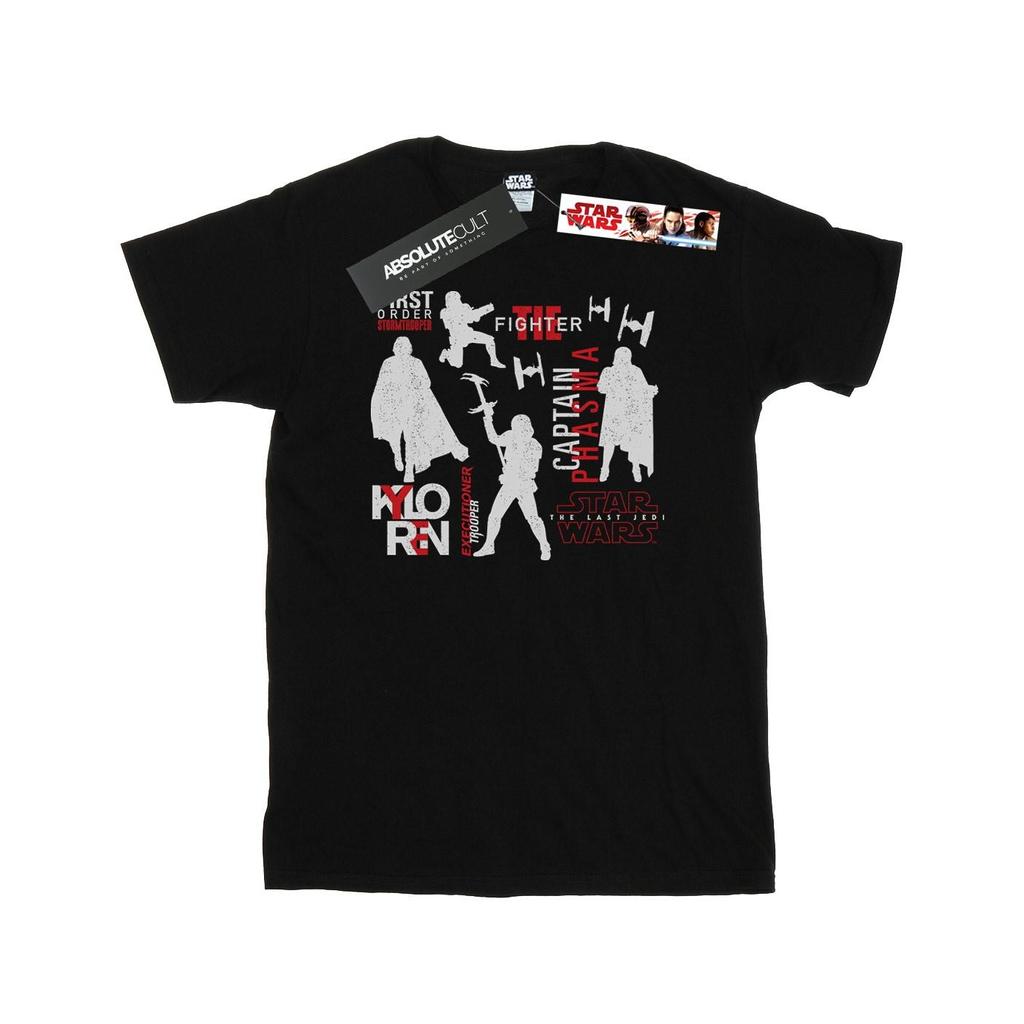 Star Wars Mens The Last Jedi First Order Silhouettes T-Shirt