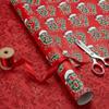 1 Roll Christmas 67 Santa Wrapping Paper Six Seven Meme Gift Box Packaging Paper Tear-Resistant Present Wrap Packing Paper Sheet